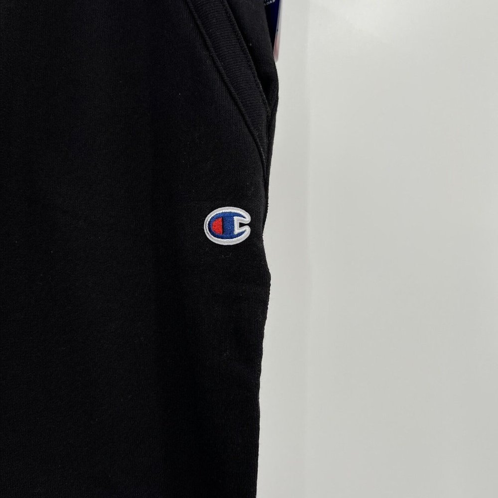 Champion Powerblend Women's Fleece Joggers sz XL Black Elastic Waist C Sweatpant - Picture 2 of 8